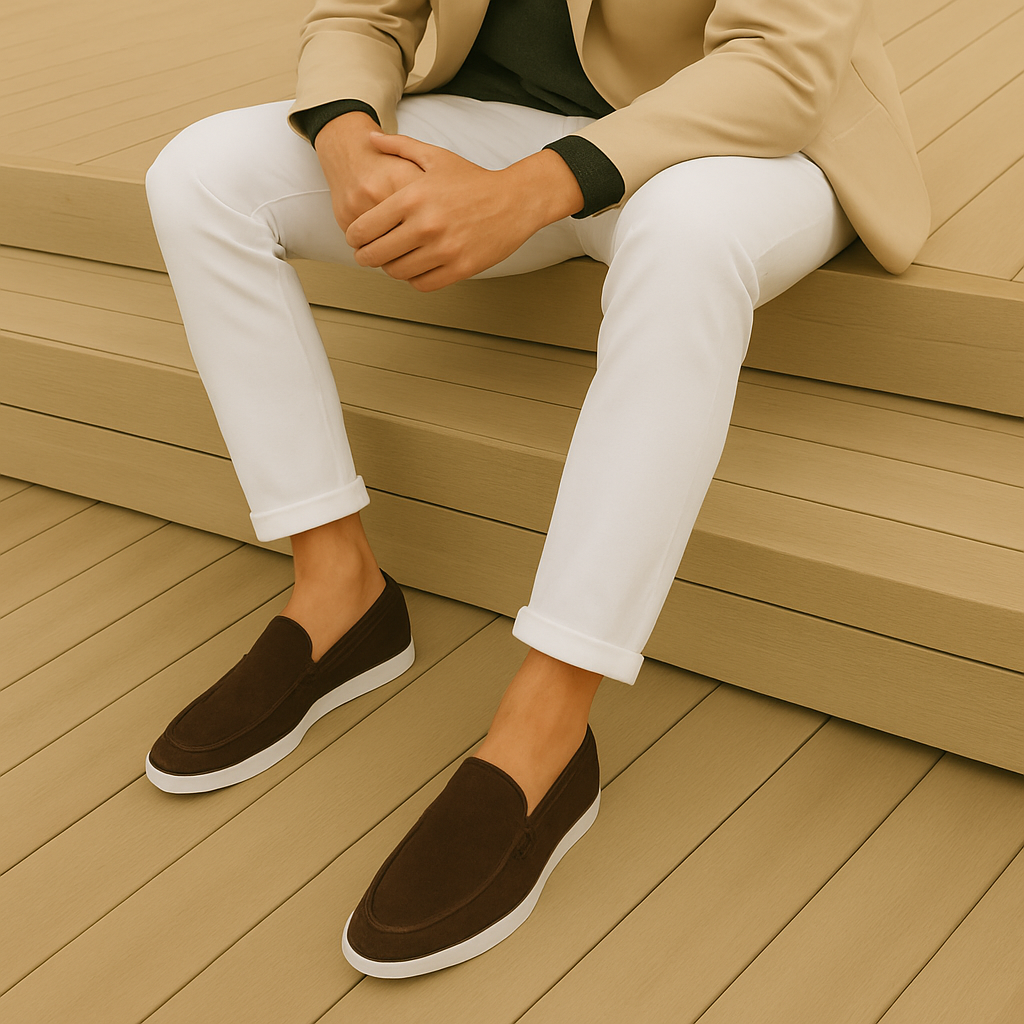 Elegante Loafers aus Wildleder