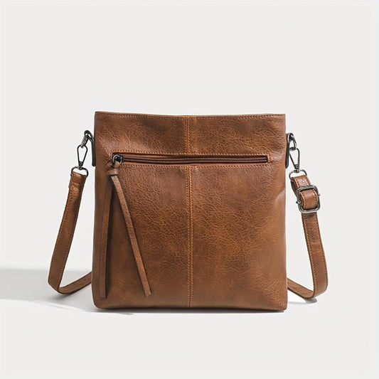 Lina - Vintage Umhängetasche mit Schachbrettmuster