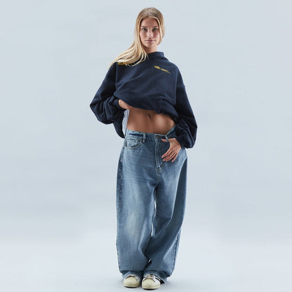 Leichter Kapuzen-Hoodie aus atmungsaktivem Stoff, locker geschnitten | Ideal für Frühling und Sommer