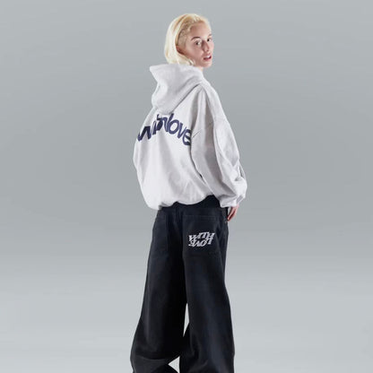 Leichter Kapuzen-Hoodie aus atmungsaktivem Stoff, locker geschnitten | Ideal für Frühling und Sommer