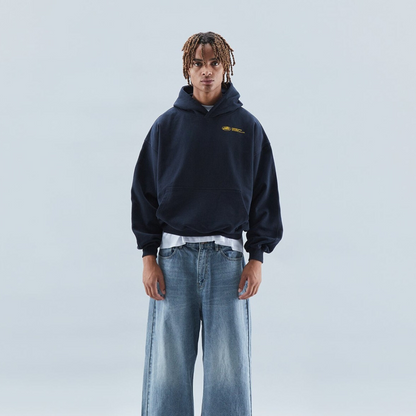 Leichter Kapuzen-Hoodie aus atmungsaktivem Stoff, locker geschnitten | Ideal für Frühling und Sommer