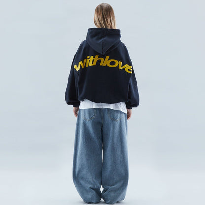 Leichter Kapuzen-Hoodie aus atmungsaktivem Stoff, locker geschnitten | Ideal für Frühling und Sommer