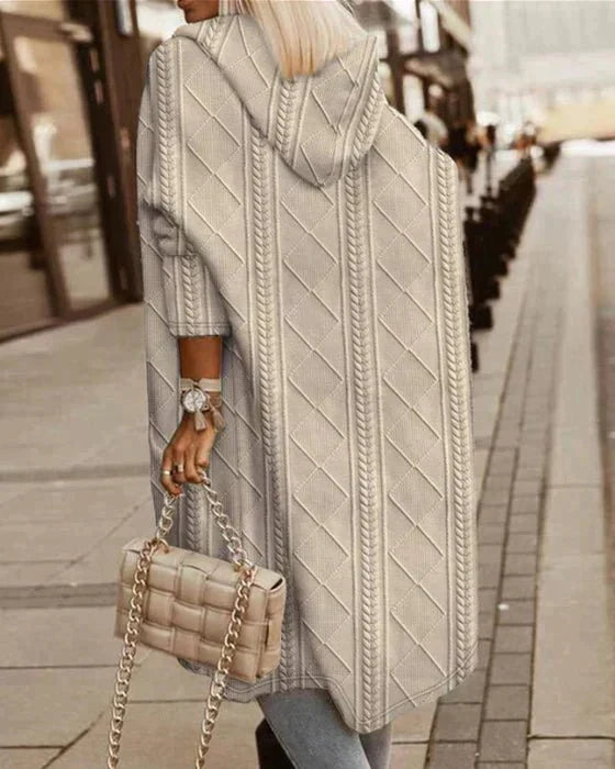 Jelone - Langer Kapuzencardigan