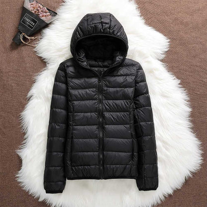 Nord - Neue Jacke mit weißen Entenfedern
