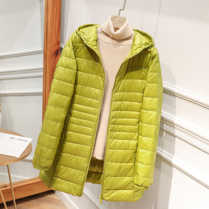 Nord - Neue Jacke mit weißen Entenfedern
